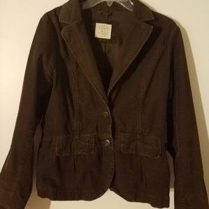 Chocolate brown blazer